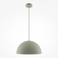 Maytoni Basic colors Lampa Wisząca Półkula 1xE27 40W Szary MOD168PL-01BG