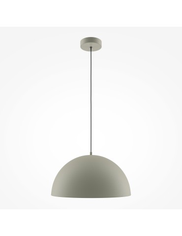 Maytoni Basic colors Hemispherical Pendant Lamp 1xE27 40W Grey MOD168PL-01BG