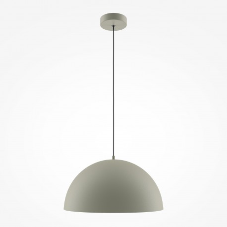 Maytoni Basic colors Lampa Wisząca Półkula 1xE27 40W Szary MOD168PL-01BG