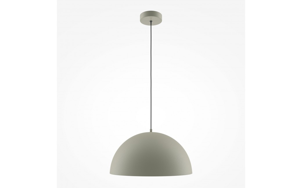 Maytoni Basic colors Lampa Wisząca Półkula 1xE27 40W Szary MOD168PL-01BG