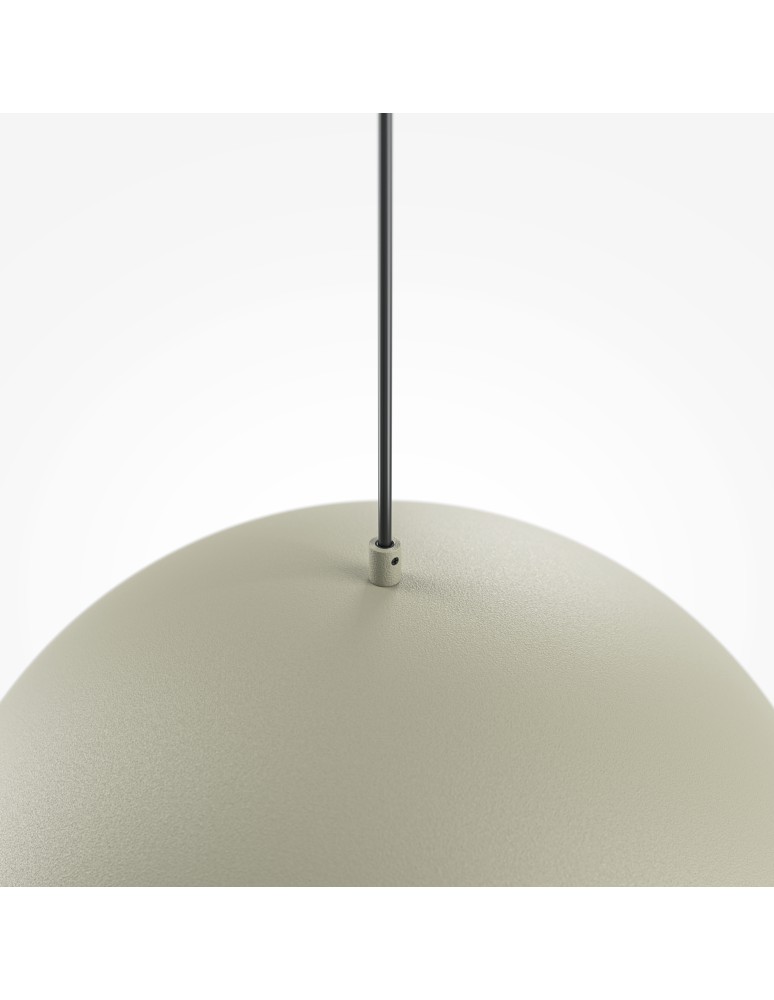 Pendant lamps - Maytoni Basic colors Hemispherical Pendant Lamp 1xE27 40W Grey MOD168PL-01BG - product kolory-swiatla.pl 3