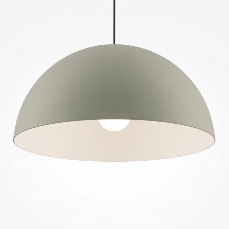 Maytoni Basic colors Lampa Wisząca Półkula 1xE27 40W Szary MOD168PL-01BG