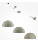 Pendant lamps - Maytoni Basic colors Hemispherical Pendant Lamp 1xE27 40W Grey MOD168PL-01BG - product 6