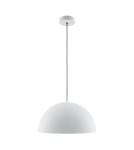 Pendant lamps - Maytoni Basic colors Hemisphere Pendant Lamp 1xE27 40W White MOD168PL-01W - product 1
