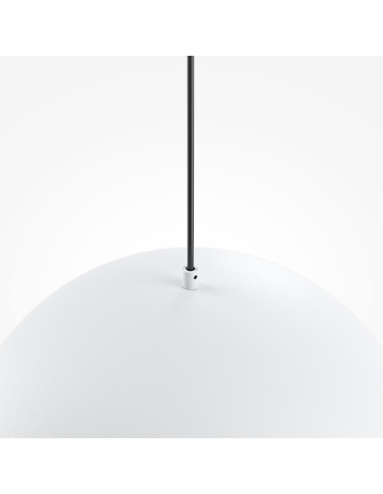 Pendant lamps - Maytoni Basic colors Hemisphere Pendant Lamp 1xE27 40W White MOD168PL-01W - product kolory-swiatla.pl 2