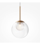 Pendant lamps - Maytoni Basic form Glass Pendant Lamp 1xG9 20W Gold MOD521PL-01G3. - product 3