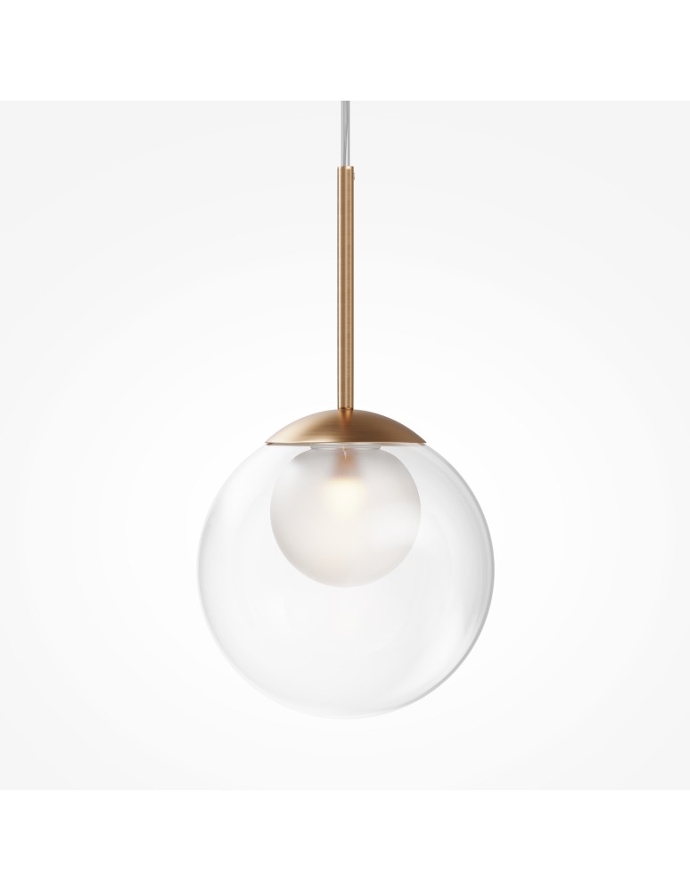 Pendant lamps - Maytoni Basic form Glass Pendant Lamp 1xG9 20W Gold MOD521PL-01G3. - product kolory-swiatla.pl 3