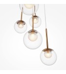 Pendant lamps - Maytoni Basic form Glass Pendant Lamp 5xG9 20W Gold MOD521PL-05G. - product 2