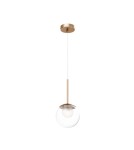 Pendant lamps - Maytoni Basic form Glass Pendant Lamp 1xG9 20W Gold MOD521PL-01G1 - product 1