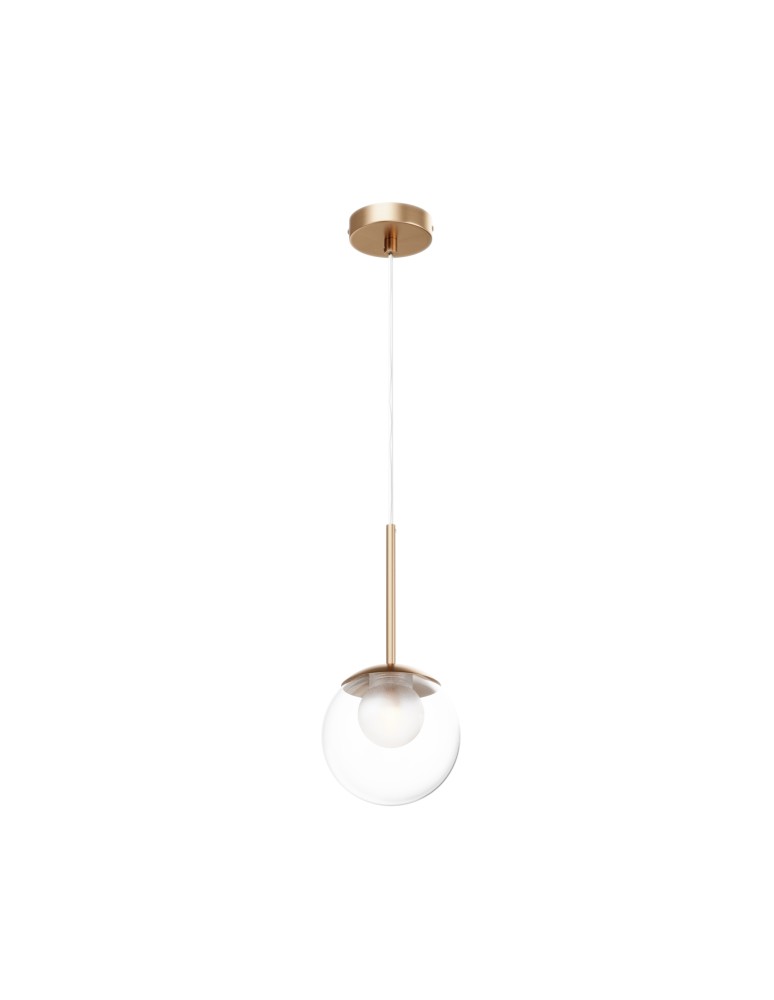 Pendant lamps - Maytoni Basic form Glass Pendant Lamp 1xG9 20W Gold MOD521PL-01G1 - product kolory-swiatla.pl 1