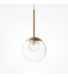Pendant lamps - Maytoni Basic form Glass Pendant Lamp 1xG9 20W Gold MOD521PL-01G1 - product 4