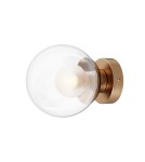 Wall lamps spheres - Maytoni Basic form Wall lamp/wall lamp 1xG9 20W Gold MOD521WL-01G1 - product 1