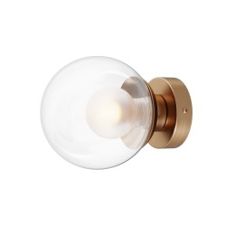 Maytoni Basic form Kinkiet/Ścienna 1xG9 20W Złoty MOD521WL-01G1