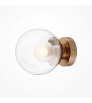 Wall lamps spheres - Maytoni Basic form Wall lamp/wall lamp 1xG9 20W Gold MOD521WL-01G1 - product 4