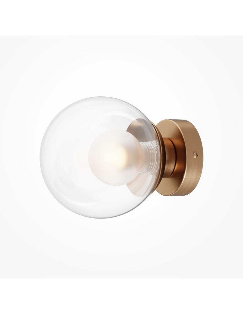 Wall lamps spheres - Maytoni Basic form Wall lamp/wall lamp 1xG9 20W Gold MOD521WL-01G1 - product kolory-swiatla.pl 4