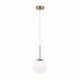 Maytoni Basic form Lampa Wisząca Szklana Kula 1xE14 40W Złoty MOD321PL-01G2