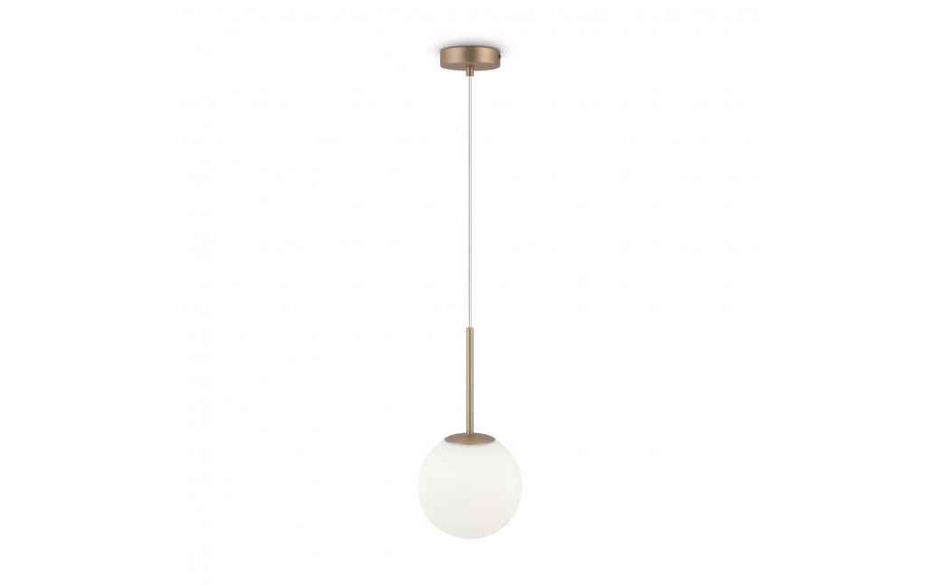 Maytoni Basic form Lampa Wisząca Szklana Kula 1xE14 40W Złoty MOD321PL-01G2