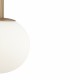 Maytoni Basic form Lampa Wisząca Szklana Kula 1xE14 40W Złoty MOD321PL-01G2