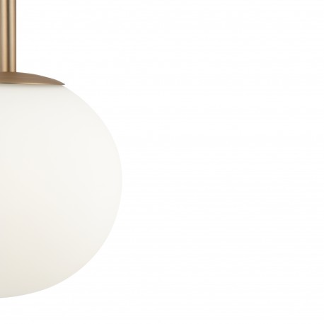 Maytoni Basic form Lampa Wisząca Szklana Kula 1xE14 40W Złoty MOD321PL-01G2