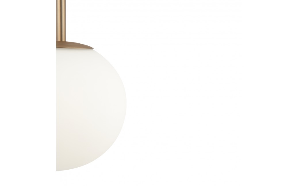 Maytoni Basic form Lampa Wisząca Szklana Kula 1xE14 40W Złoty MOD321PL-01G2