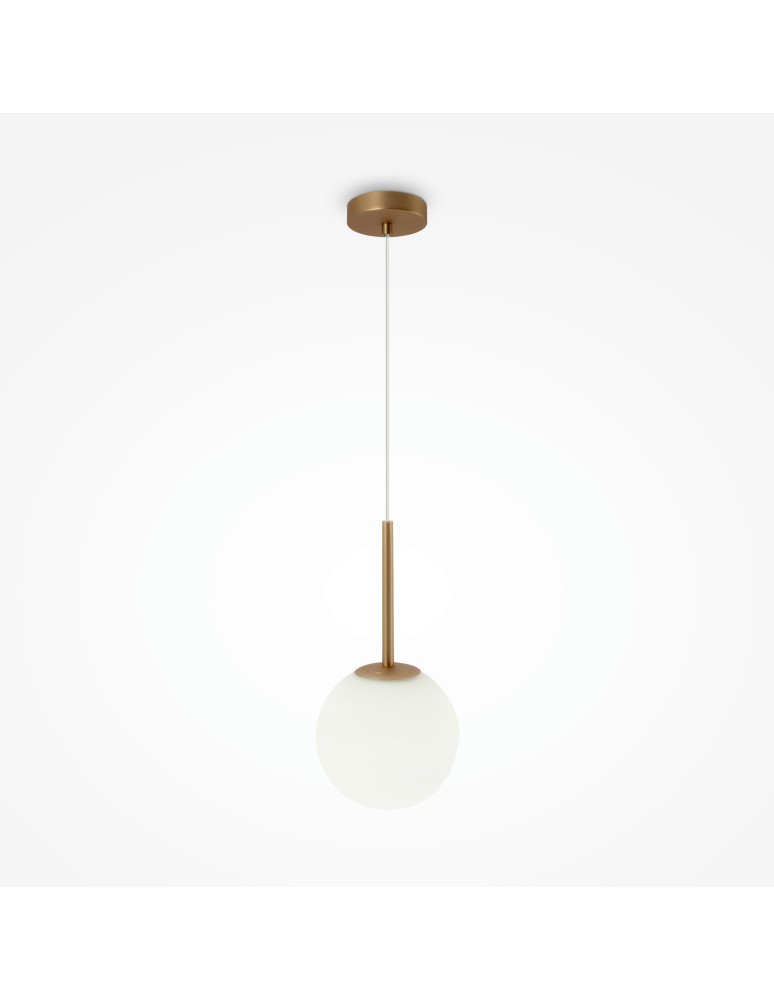 Pendant lamps - Maytoni Basic form Glass Ball Pendant Lamp 1xE14 40W Gold MOD321PL-01G2. - product kolory-swiatla.pl 4