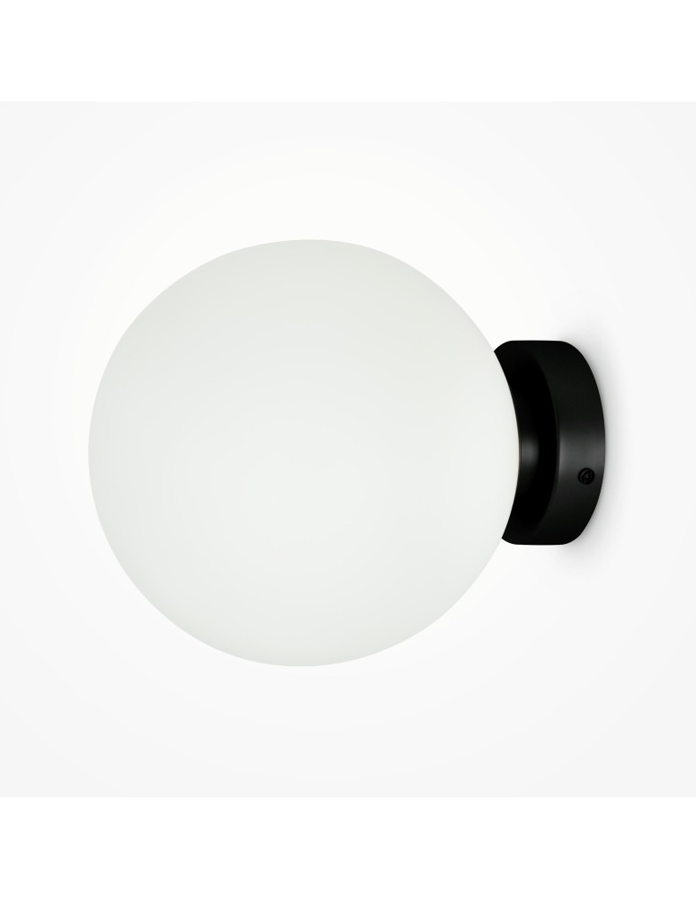 Wall lamps spheres - Maytoni Basic form Wall lamp/wall lamp 1xE14 40W Black MOD321WL-01B1 - product kolory-swiatla.pl 1