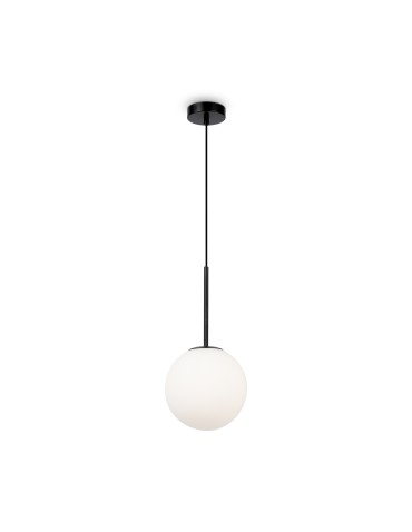 Maytoni Basic form Glass Ball Pendant Lamp 1xE14 40W Black MOD321PL-01B1.