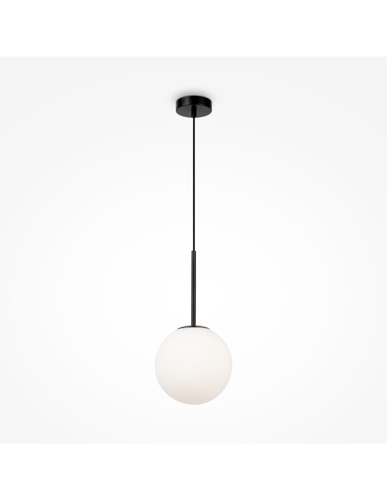 Pendant lamps - Maytoni Basic form Glass Ball Pendant Lamp 1xE14 40W Black MOD321PL-01B1. - product kolory-swiatla.pl 4