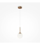 Pendant lamps - Maytoni Basic form Glass Ball Pendant Lamp 1xE14 40W Gold MOD321PL-01G1. - product 1