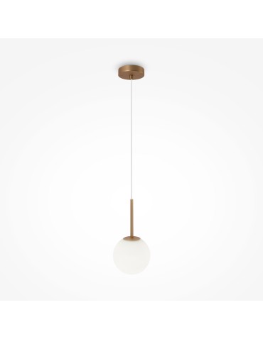 Maytoni Basic form Glass Ball Pendant Lamp 1xE14 40W Gold MOD321PL-01G1.