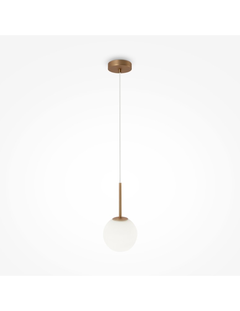 Pendant lamps - Maytoni Basic form Glass Ball Pendant Lamp 1xE14 40W Gold MOD321PL-01G1. - product kolory-swiatla.pl 1