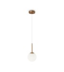 Pendant lamps - Maytoni Basic form Glass Ball Pendant Lamp 1xE14 40W Gold MOD321PL-01G1. - product 2