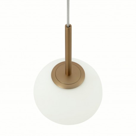 Maytoni Basic form Lampa Wisząca Szklana Kula 1xE14 40W Złoty MOD321PL-01G1