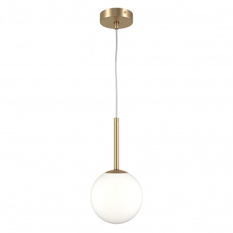 Maytoni Basic form Lampa Wisząca Szklana Kula 1xE14 40W Złoty MOD321PL-01G1