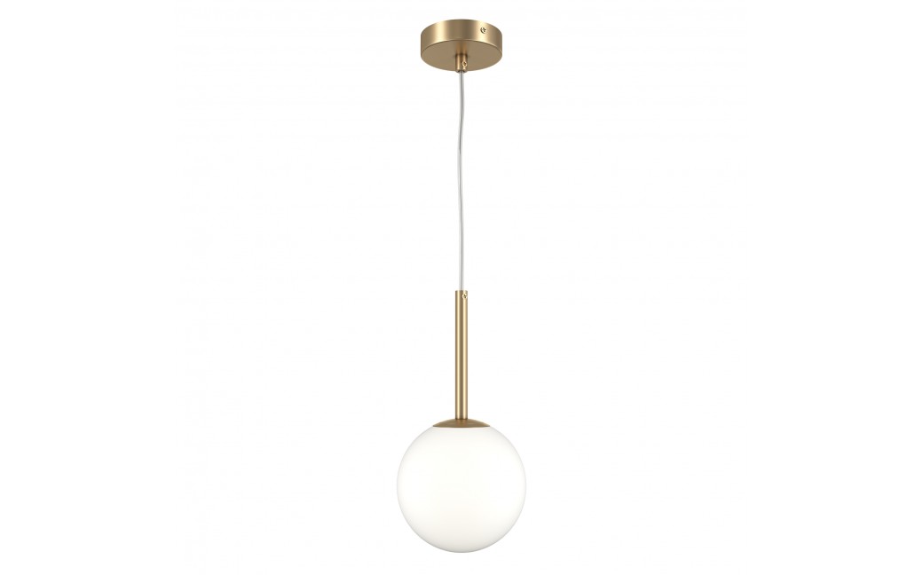 Maytoni Basic form Lampa Wisząca Szklana Kula 1xE14 40W Złoty MOD321PL-01G1