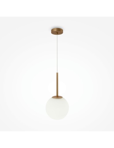 Maytoni Basic form Glass Ball Pendant Lamp 1xE14 40W Gold MOD321PL-01G3.