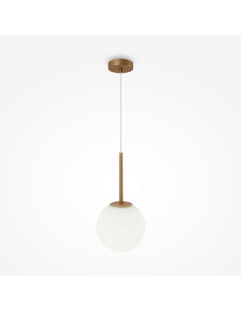 Pendant lamps - Maytoni Basic form Glass Ball Pendant Lamp 1xE14 40W Gold MOD321PL-01G3. - product kolory-swiatla.pl 1