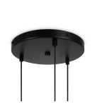 Pendant lamps - Maytoni Basic form Glass Ball Pendant Lamp 3xE14 40W Black MOD321PL-03B. - product 5