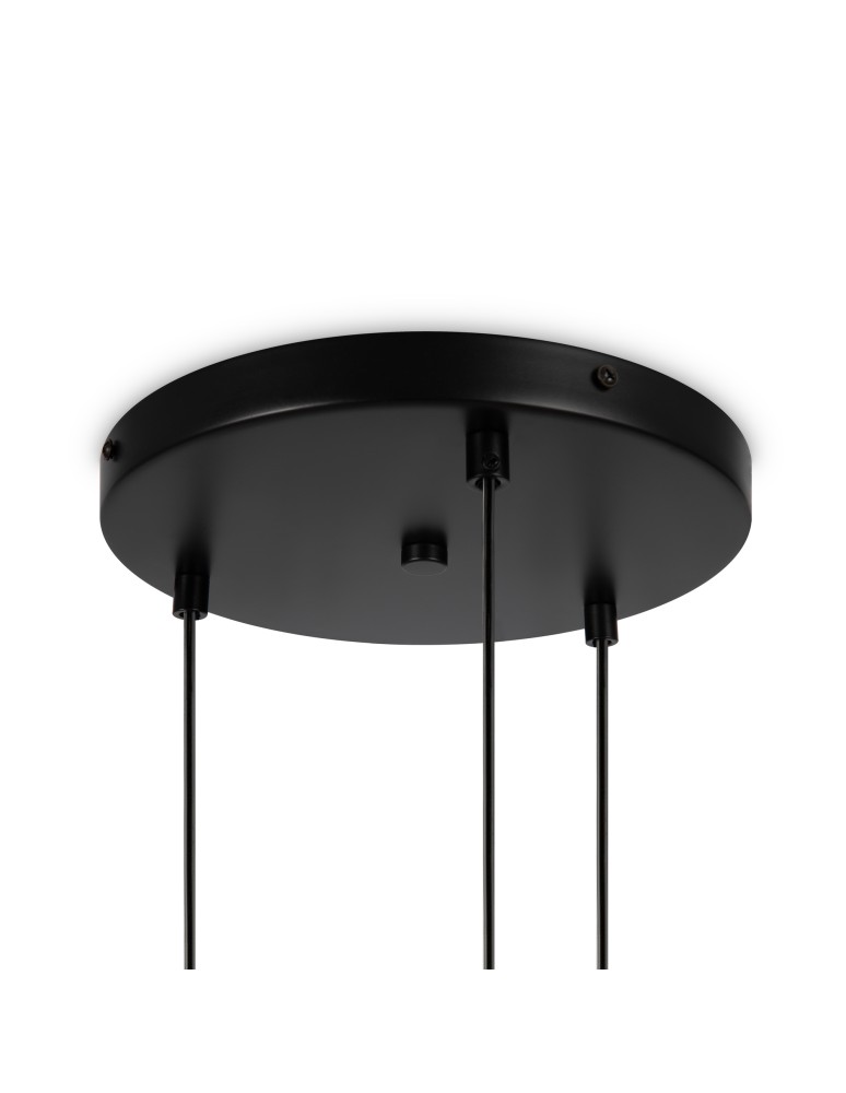 Pendant lamps - Maytoni Basic form Glass Ball Pendant Lamp 3xE14 40W Black MOD321PL-03B. - product kolory-swiatla.pl 5