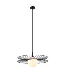 Loft pendant lamps - ITALUX Sandy Black Pendant 1xE27 40W MDM-4002/1 BK - product 2
