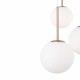 Maytoni Basic form Lampa Wisząca Szklane Kule 3xE14 40W Złoty MOD321PL-03G