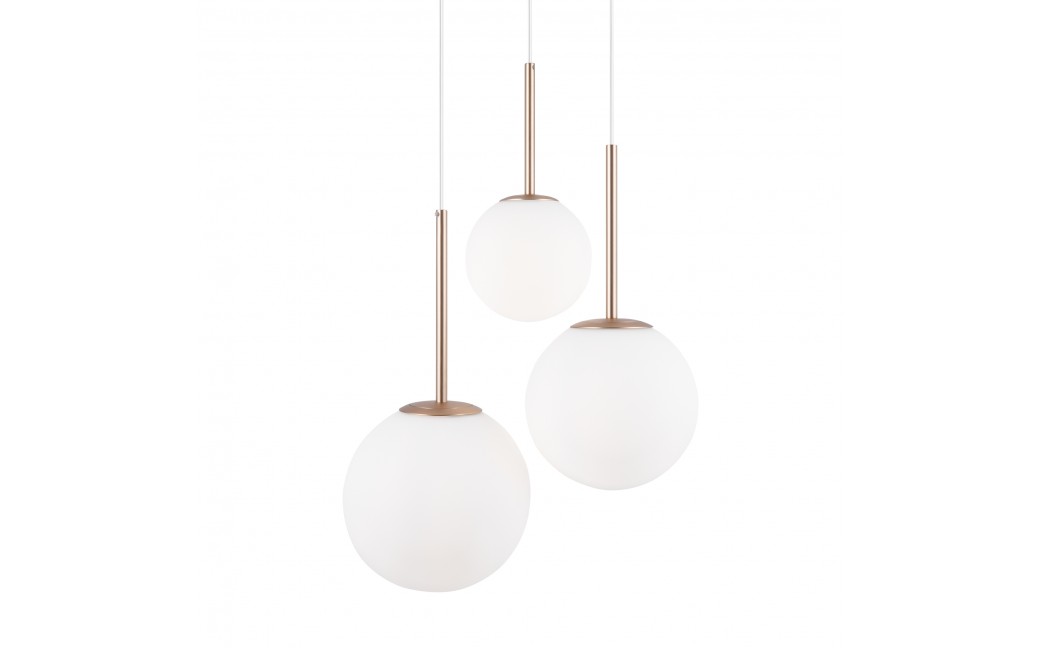 Maytoni Basic form Lampa Wisząca Szklane Kule 3xE14 40W Złoty MOD321PL-03G