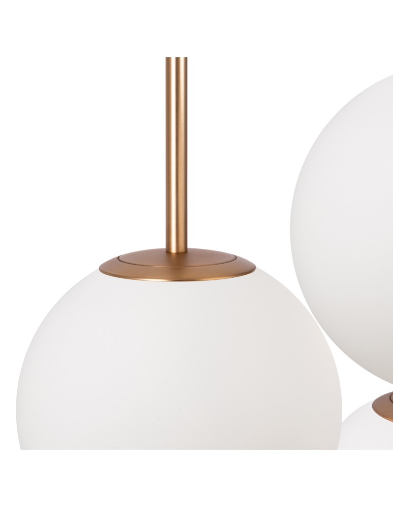 Pendant lamps - Maytoni Basic form Glass Ball Pendant Lamp 3xE14 40W Gold MOD321PL-03G1. - product kolory-swiatla.pl 2