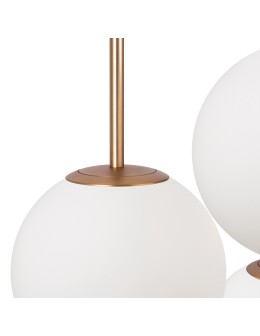 Maytoni Basic form Glass Ball Pendant Lamp 3xE14 40W Gold MOD321PL-03G1. - product 2
