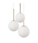 Pendant lamps - Maytoni Basic form Glass Ball Pendant Lamp 3xE14 40W Gold MOD321PL-03G1. - product 3