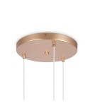 Pendant lamps - Maytoni Basic form Glass Ball Pendant Lamp 3xE14 40W Gold MOD321PL-03G1. - product 5
