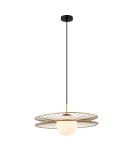 Loft pendant lamps - ITALUX Sandy Gold Pendant 1xE27 40W MDM-4002/1 GD - product 1