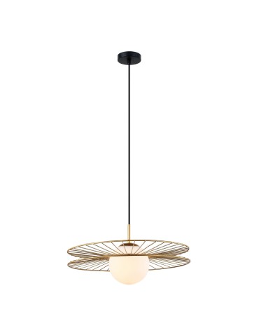 ITALUX Sandy Gold Pendant 1xE27 40W MDM-4002/1 GD