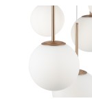 Pendant lamps - Maytoni Basic form Glass Ball Pendant Lamp 5xE14 40W Gold MOD321PL-05G. - product 4