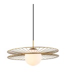 Loft pendant lamps - ITALUX Sandy Gold Pendant 1xE27 40W MDM-4002/1 GD - product 2